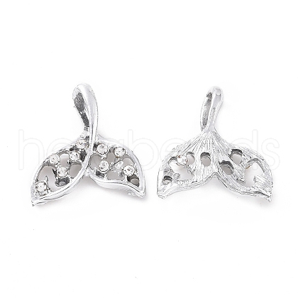 Alloy Rhinestone Pendants ALRI-C008-17P-1