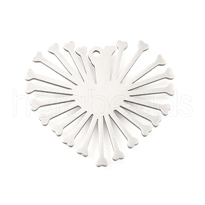 304 Stainless Steel Pendants STAS-S176-16P-1