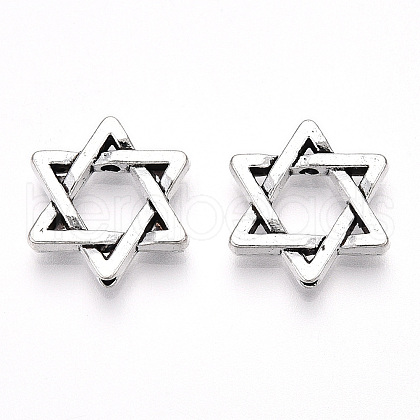 Rack Plating Alloy Beads FIND-B010-02AS-1