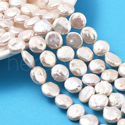 Natural Baroque Keshi Pearl Beads Strands PEAR-B004-16D-03A-1