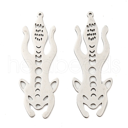 Non-Tarnish 201 Stainless Steel Big Pendants STAS-M318-05P-1
