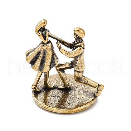 Brass Engagement Propose Display Decoration KK-D370-04AG-1