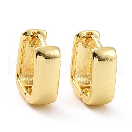 Brass Chunky Square Hoop Earrings for Women EJEW-A072-24LG-1