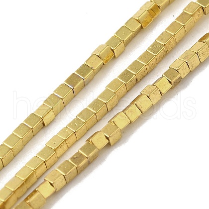 Electroplated Synthetic Non-magnetic Hematite Beads Strands G-I364-G01-G-1