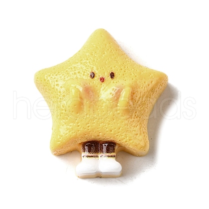 Cute Opaque Resin Cabochons RESI-L046-A04-1