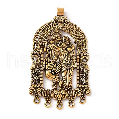 Tibetan Style Alloy Chandelier Component Links FIND-C060-060B-AG-1