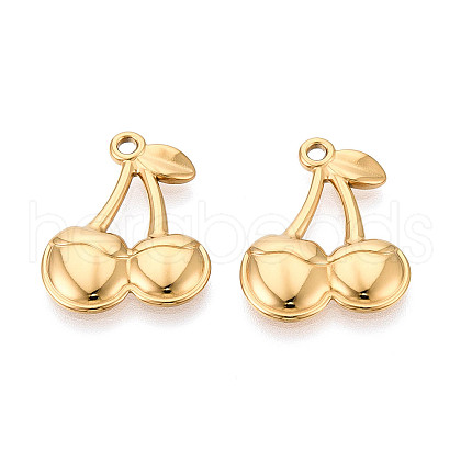 304 Stainless Steel Pendants STAS-T065-76G-1