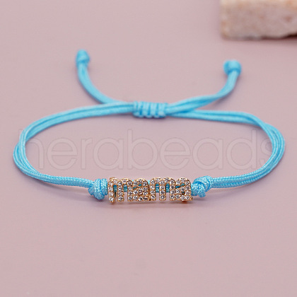 Mother's Day Bohemian Style Cotton Thread Braided Bracelets TU9556-2-1