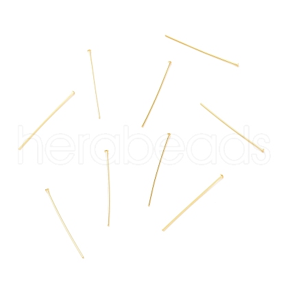 Brass Flat Head Pins KK-F824-114A-G-1