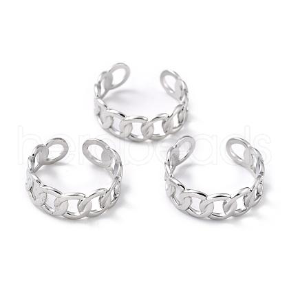 Tarnish Resistant 304 Stainless Steel Finger Rings RJEW-L102-21P-1