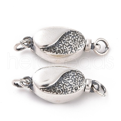 925 Sterling Silver Box Clasps STER-D035-18AS-1