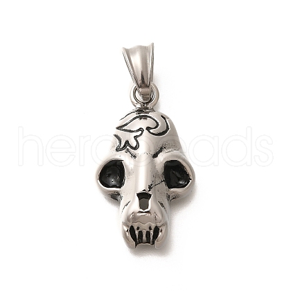 304 Stainless Steel Pendants STAS-Z110-48B-AS-1