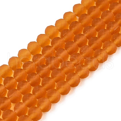 Transparent Glass Beads Strands EGLA-A044-T4mm-MD04-1