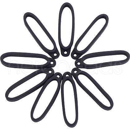 Gorgecraft 18Pcs Silicone Pendant SIL-GF0001-50-1