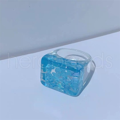 Resin Finger Rings for Women FS-WG0B89E-04-1