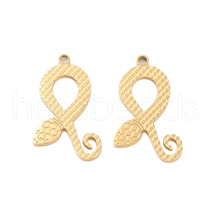 Ion Plating(IP) 304 Stainless Steel Pendants STAS-Z078-27G-1
