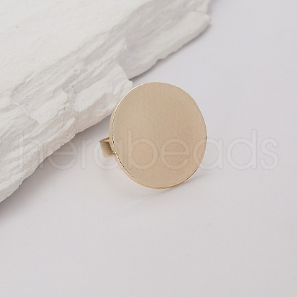 Geometric Zinc Alloy Statement Rings for Women FS6214-3-1