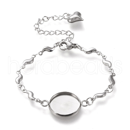 Tarnish Resistant 304 Stainless Steel Bracelet Making STAS-L248-005P-B-1