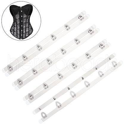 201 Stainless Steel Corset Busk FIND-WH0147-17C-02-1