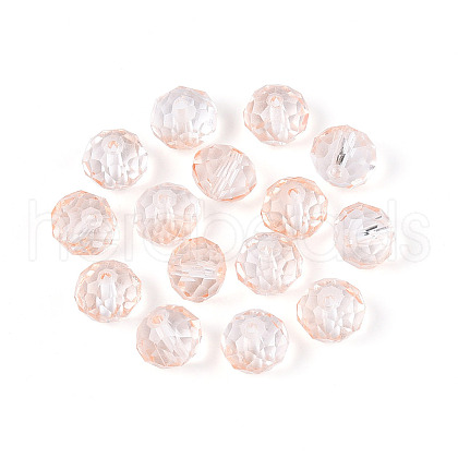 Baking Painted Transparent Glass Beads GLAA-N011-10mm-09-1