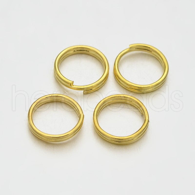 Wholesale 500 g Brass Split Rings for Handcrafted Bracelets Necklaces