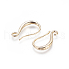 Brass Earring Hooks X-KK-G365-17G-2