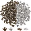 SUPERFINDINGS 240Pcs Bee Shape Tibetan Style Charms TIBEP-FH0001-08-1