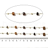 Handmade Natural Tiger Eye Chip Beaded Chains CHC-F020-09G-11-2