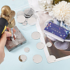 SUNNYCLUE 30Pcs 3 Styles 201 Stainless Steel Stamping Blank Tag Pendants STAS-SC0008-95-3