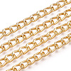 Aluminium Textured Curb Chains CHA-T001-42G-3
