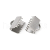 304 Stainless Steel Ribbon Crimp Ends STAS-E471-05J-P-2