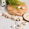 Unfinished Natural Wood Beads WOOD-PH0008-86-3
