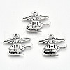 Tibetan Style Alloy Pendants TIBE-S323-058AS-RS-1