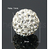 Pave Disco Ball Beads X-RB-Q195-8mm-001-1
