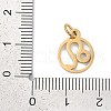 Ion Plating(IP) 304 Stainless Steel Charms STAS-R135-05G-10-3