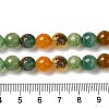 Dyed & Heated Natural Dragon Veins Agate Beads Strands G-P539-A01-07-5