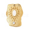 304 Stainless Steel Enamel Pendants STAS-P380-63G-02-1