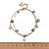 Bohemia Style 304 Stainless Steel Cable Chain Multi-strand Bracelets BJEW-Z088-01A-G-5
