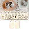 Wood Baby Closet Size Dividers AJEW-WH0352-003-3