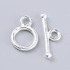 925 Sterling Silver Toggle Clasps STER-K167-078S-3