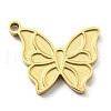 Ion Plating(IP) 316L Surgical Stainless Steel Pendants STAS-M317-02G-1