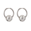 304 Stainless Steel Hoop Earrings EJEW-JE06450-02-2