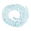Transparent Glass Beads Strands EGLA-N016-4mm-01-2