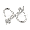 Brass Earring Hooks X-KK-L075-008P-2
