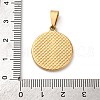 201 Stainless Steel Pendants STAS-C130-05G-3