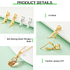   4Pcs 2 Colors 925 Sterling Silver Pendant Bails STER-PH0002-33-4