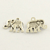 Tibetan Style Zinc Alloy Elephant Charms TIBEP-S287-02-1