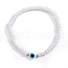 Shell & Resin Beaded Stretch Bracelets for Women HZ6192-2-1