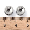 316 Surgical Stainless Steel Spacer Beads STAS-P362-18AS-2