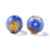 Handmade Gold & Silver Foil Lampwork Beads GLAA-G107-07B-05-3